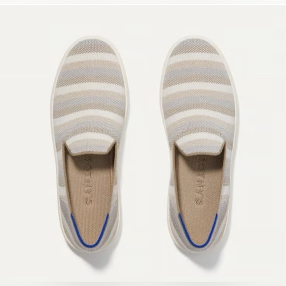 Rothy’s Shoes - Rothys Golden Stripe Original Slip On Sneakers Size 7